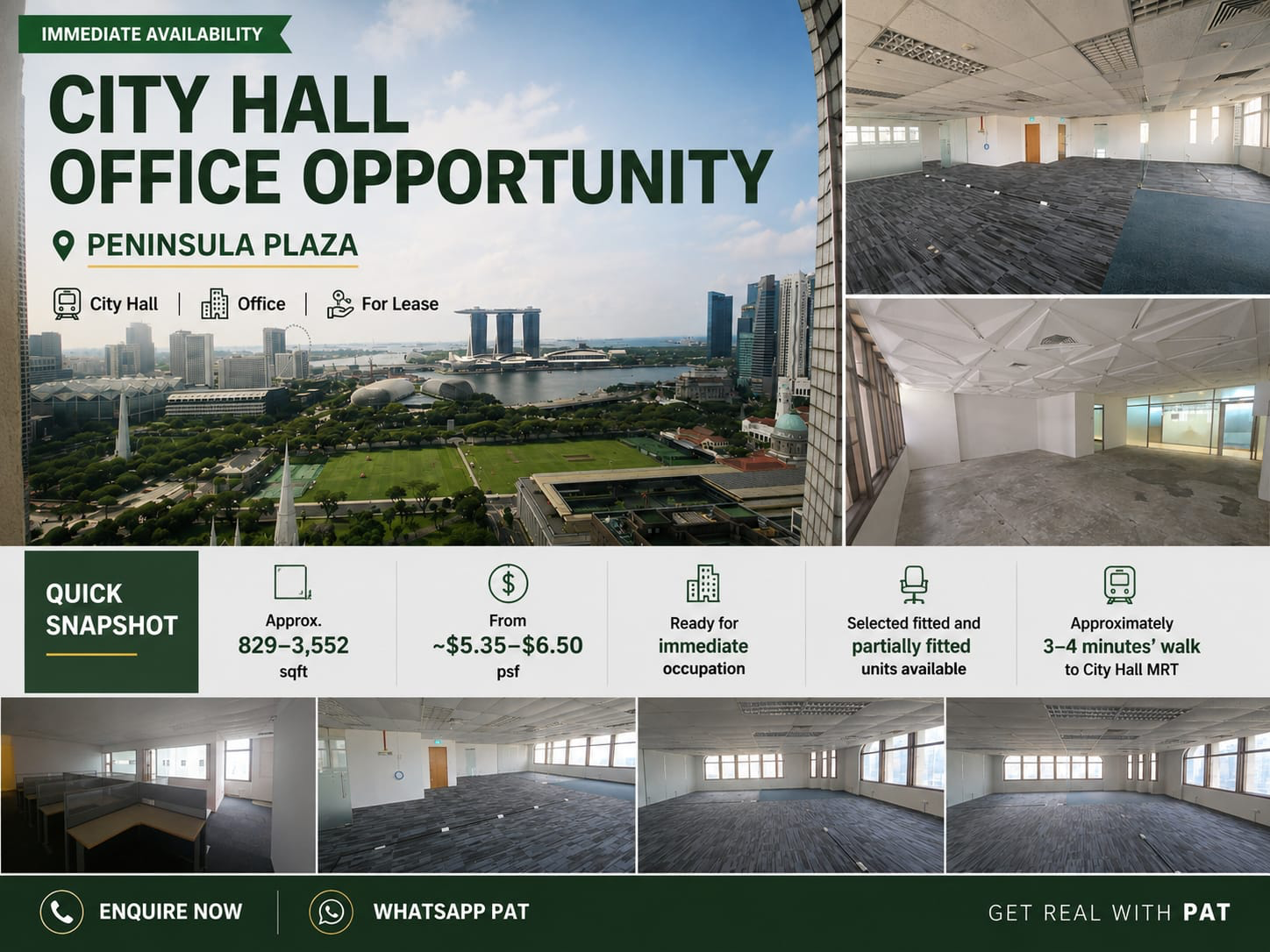 CITY HALL OFFICE OPPORTUNITY